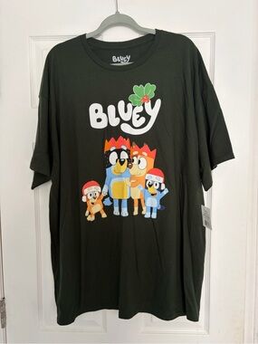 NWT Bluey Mens Christmas Family Tee